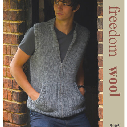 Gilet with Optional Hood in Twilleys Freedom Wool - 9065