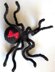 Black Widow/Black Spider Amigurumi Decoration