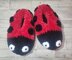 Ladybug Slippers Adult