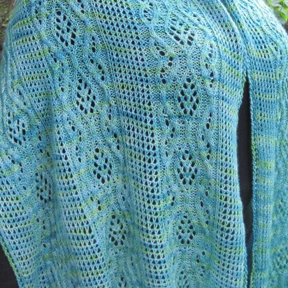 Bellinna Cable Lace Shawl