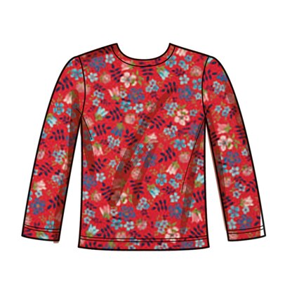 New Look Children's Knit Top, Jacket, Vest and Cargo Pants 6746 - Paper Pattern, Size 3-4-5-6-7-8