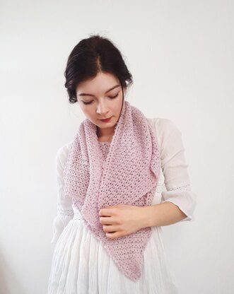 Rose petal scarf