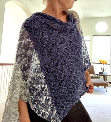 Casual delft shawl