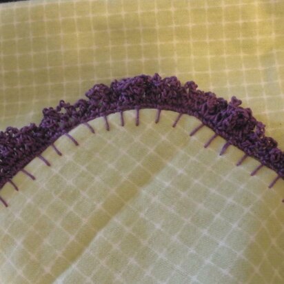 How to Crochet an Edging on an Unfinished Item