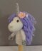 Unicorn finger puppet