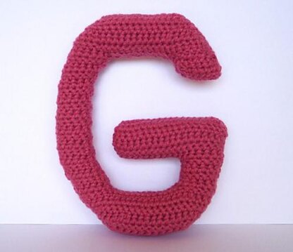 Capital G Alphabet Letter Pattern