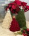 Bobble Stitch Christmas Tree Trio