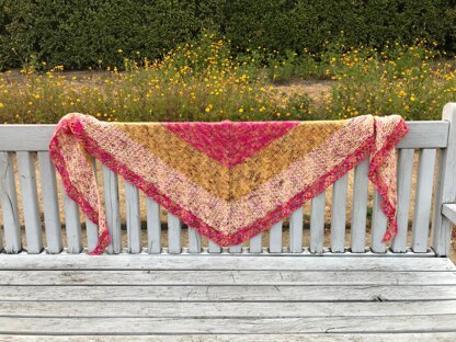 Fading Brightness Shawl