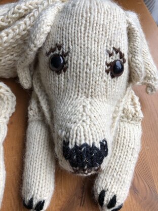 Golden Retriever Scarf Knitting Pattern Buddy