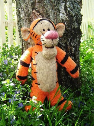 Knitted Tigger Winnie's friend