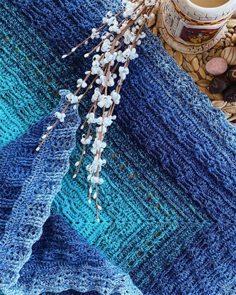 The Ocean Waves Shawl