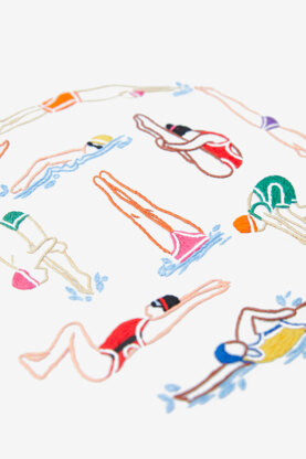 DMC Aquatic Sports Embroidery Pattern - PAT2070 - Downloadable PDF