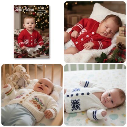 Snowflake Cardigan Knitting Pattern #302