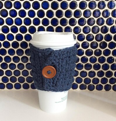 Puff Stitch Coffee Cup Sleeve
