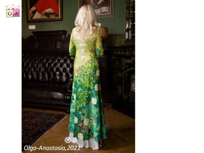 Irish clovers lace dress