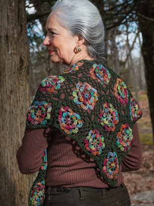 Lauma Shawl in Berroco Carousel - Downloadable PDF