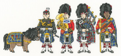 Bothy Threads Flower Of Scotland Cross Stitch Kit - 28 x 13cm