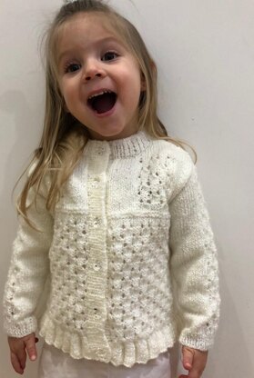 Girls 2024 lace cardigan