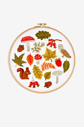 DMC Autumn Embroidery Pattern - PAT1660 - Downloadable PDF