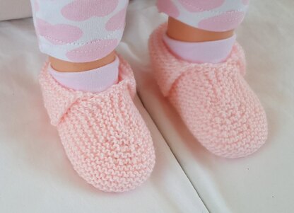 Jessica - 4ply baby shoes or slippers