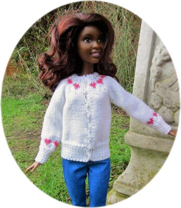 1:6th scale Cariad cardigan