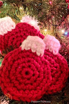 Christmas Ornament Coaster and Placemat