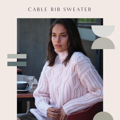 2033 Cable Rib Sweater