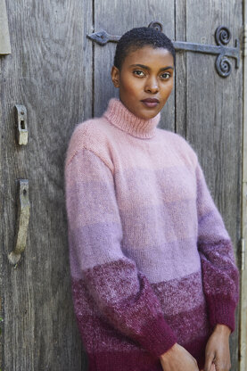 Rowena - Jumper Knitting Pattern For Women in Debbie Bliss Angel by Debbie Bliss