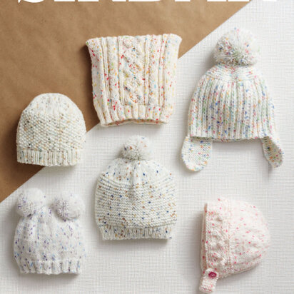 Hats & Scarves in Sirdar Supersoft Aran Rainbow Drops - 5181 - Downloadable PDF