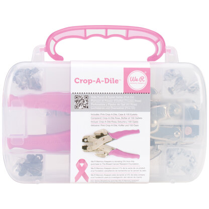 We R Memory Keepers Crop-A-Dile Punch Kit - Pink