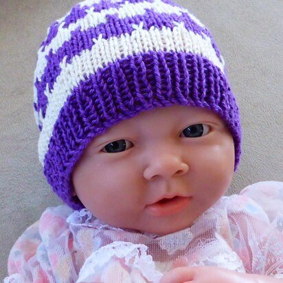 Bonny - 4ply baby beanie