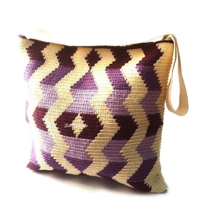 Garnish Tapestry Crochet Bag