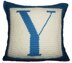 Letter Y Throw Pillow