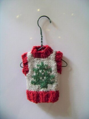 Christmas Tree Ornament Tiny Vest