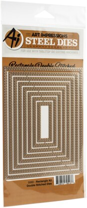 Art Impressions Die - Rectangle A2 Double Stiched