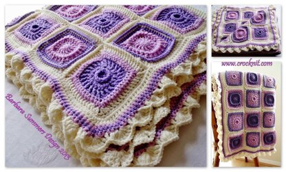 Crochet Blanket JAZZY UK