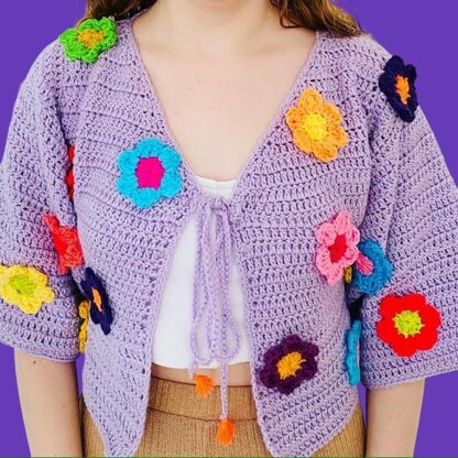 Martha’s Crop Crochet Cardigan