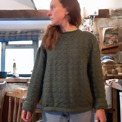 Textured Leaf Lazy Day Jumper