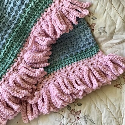 The Confetti Fringe Baby Blanket