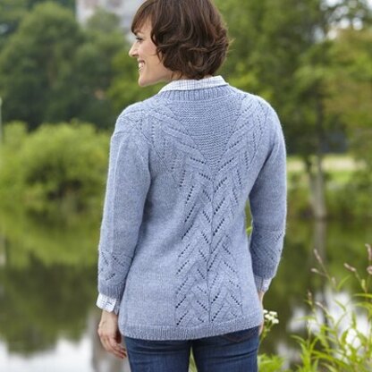 668 Mill River Cardigan - Knitting Pattern for Women in Valley Yarns Sunderland