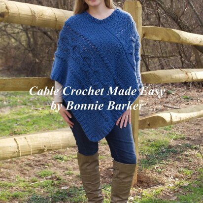 Sapphire Alpaca Poncho