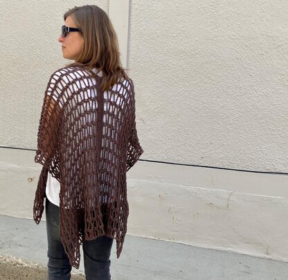 Simple Summer Boho Ruana: Easy Crochet Wrap Pattern