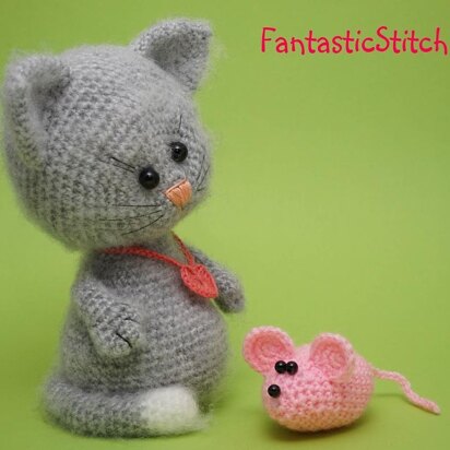 Cat Mouse Amigurumi