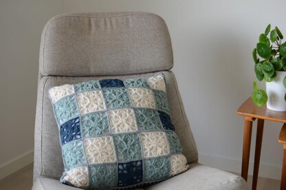 Clover Leaf Granny Square Pillow