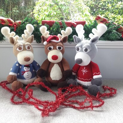 Crochet Reindeer Package