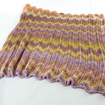 Zig Zag Baby Blankets - knitting pattern