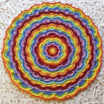 Flower Puddles Ripples Blanket