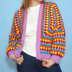 Hey Hey Hexagon Cardigan - Free Crochet Pattern for Women in Paintbox Yarns Simply Aran 