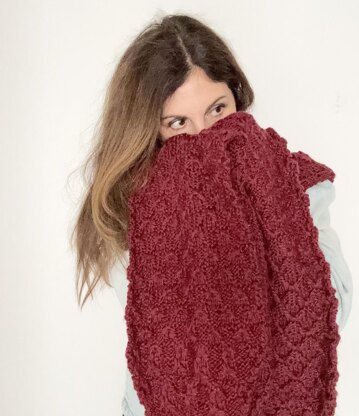 The Trellis Hooded Scarf