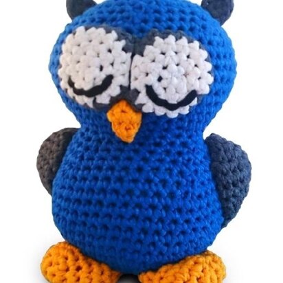 Eddy Owl Toy in Hoooked RibbonXL - Downloadable PDF